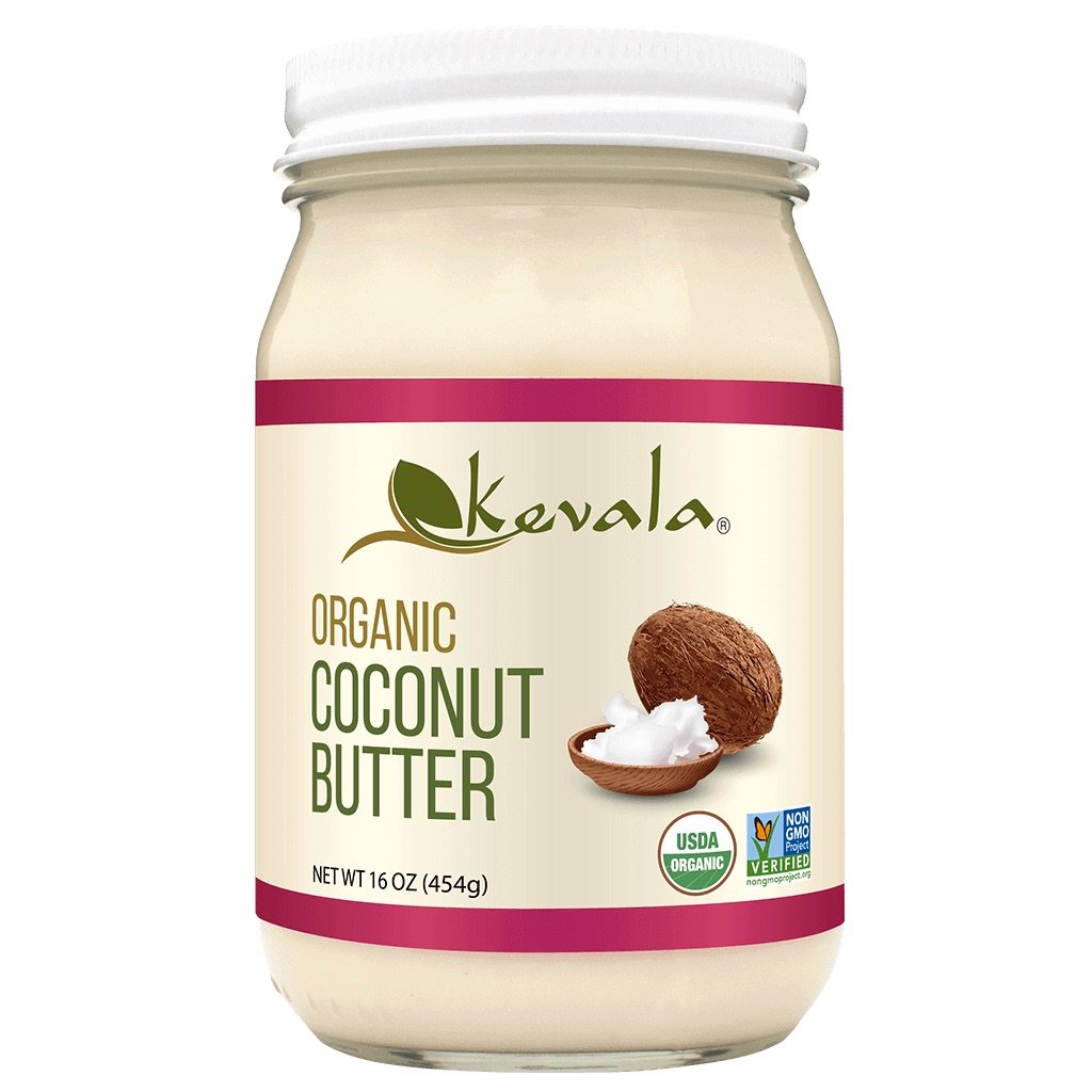 Kevala Organic Coconut Butter, 16 oz, Raw Coconut Butter for Cooking and Eating