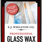 E.J. Wheaton Co. Glass Wax, Polishes And Protects Windows, Mirrors And Metal Surfaces, Dries Chalk White, Easy To Apply And To R