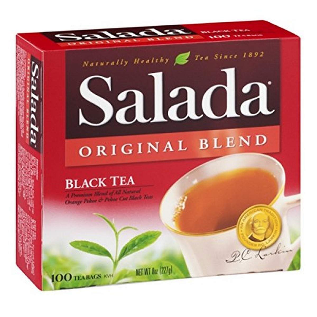 Salada Black Tea Original Blend 100 Count Pack, Premium Quality, Rich Flavor