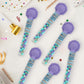 Colorful Chocolate Candy Cane - 4 Canes Of Sixletscandy For Party Favors, Gifts, Candy Buffets, Everyday Snacking, And Seasonal