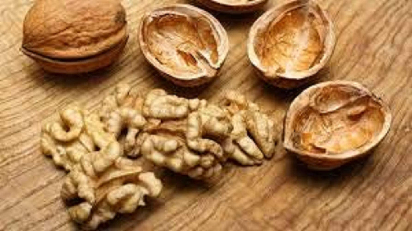 Farm Fresh Nuts In Shell Walnuts - Large Natural California Nuts - 1 LB - Brown