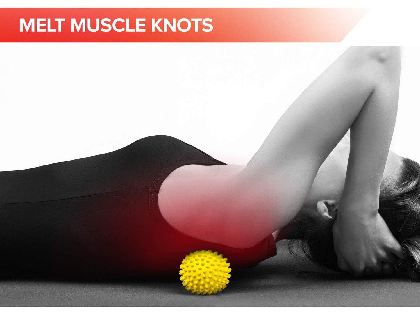 Octorox Spiky Massage Balls For Feet, Back, Hands, Muscles - Firm, Medium And Soft Spiked Massager Rollers For Plantar Fasciitis