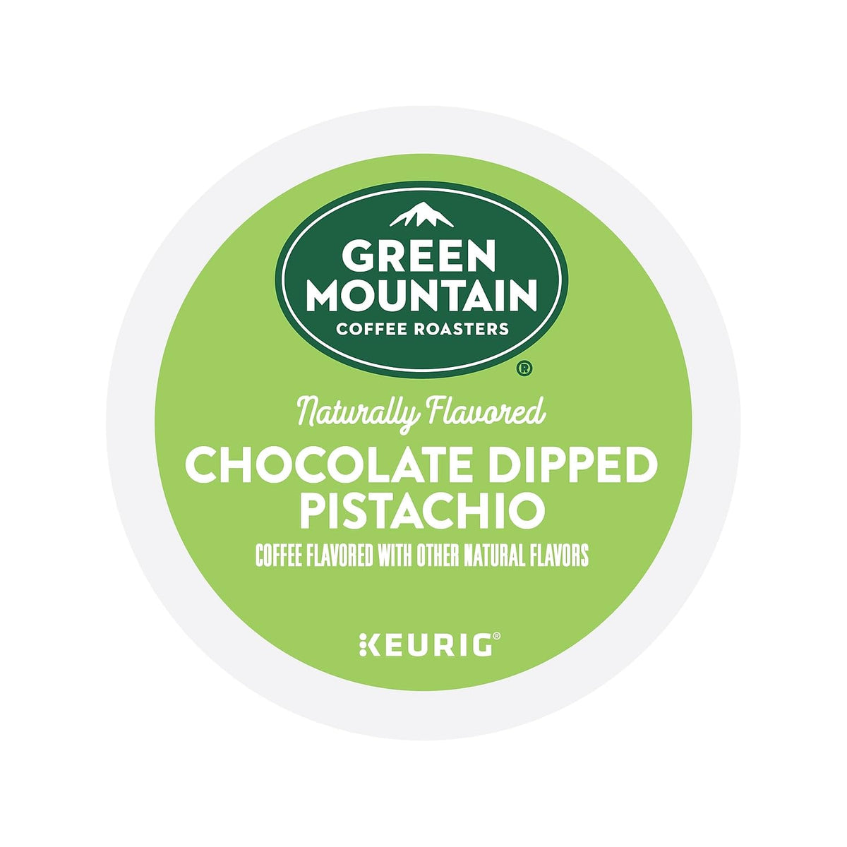 Green Mountain Coffee Roasters Chocolate Dipped Pistachio Coffee Keurig K-Cup Pods, 24/Box (5000378228)