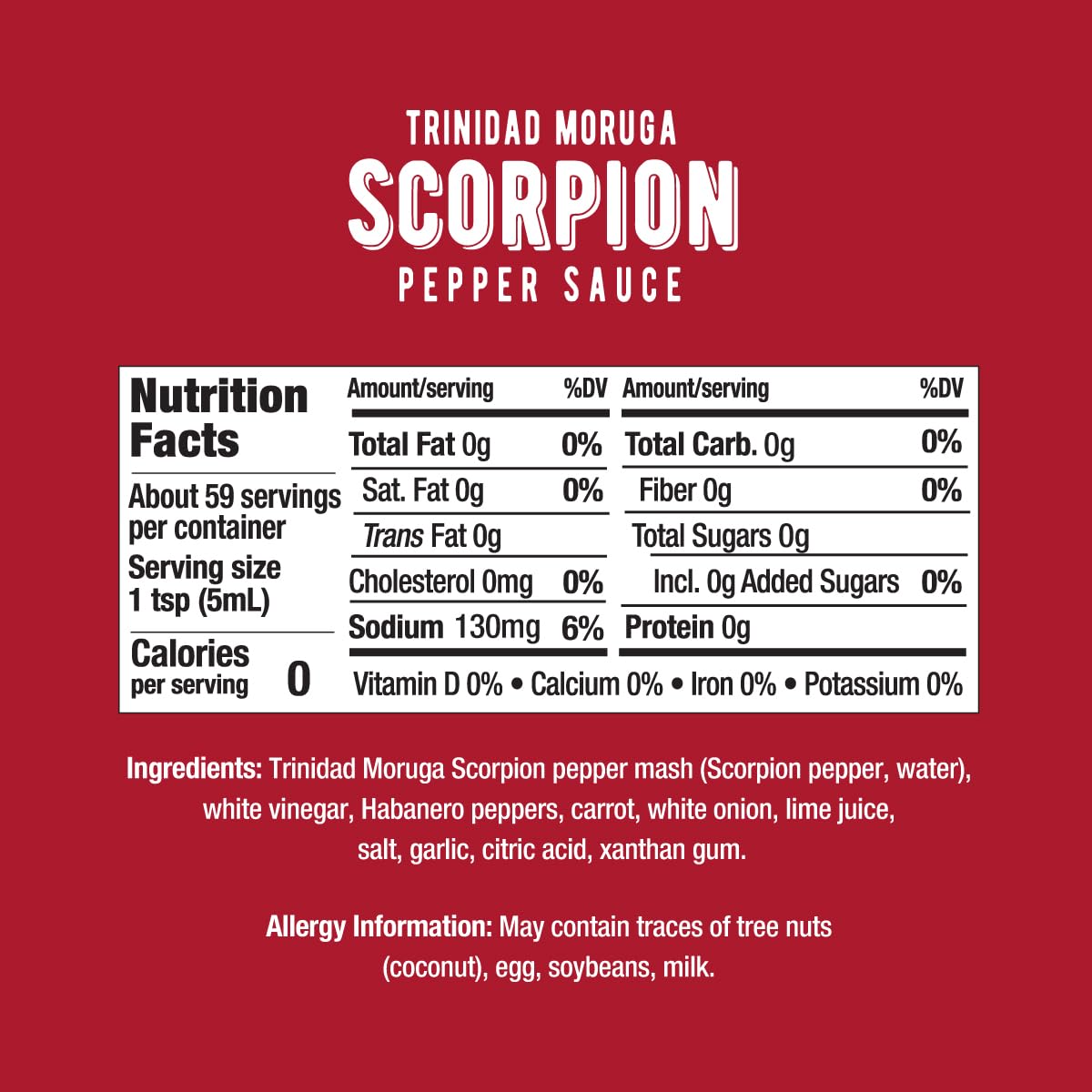 Melindas Scorpion Pepper Hot Sauce - Gourmet Hot Sauce with Trinidad Moruga Scorpion Pepper - 10 Fl Oz - Vegan, Gluten Free