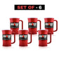 Redcupliving 24oz Reusable Red Beer Mug | BPA-Free, Shatter-Resistant Plastic