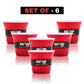 Redcupliving 2 oz Reusable Red Shooter Cup