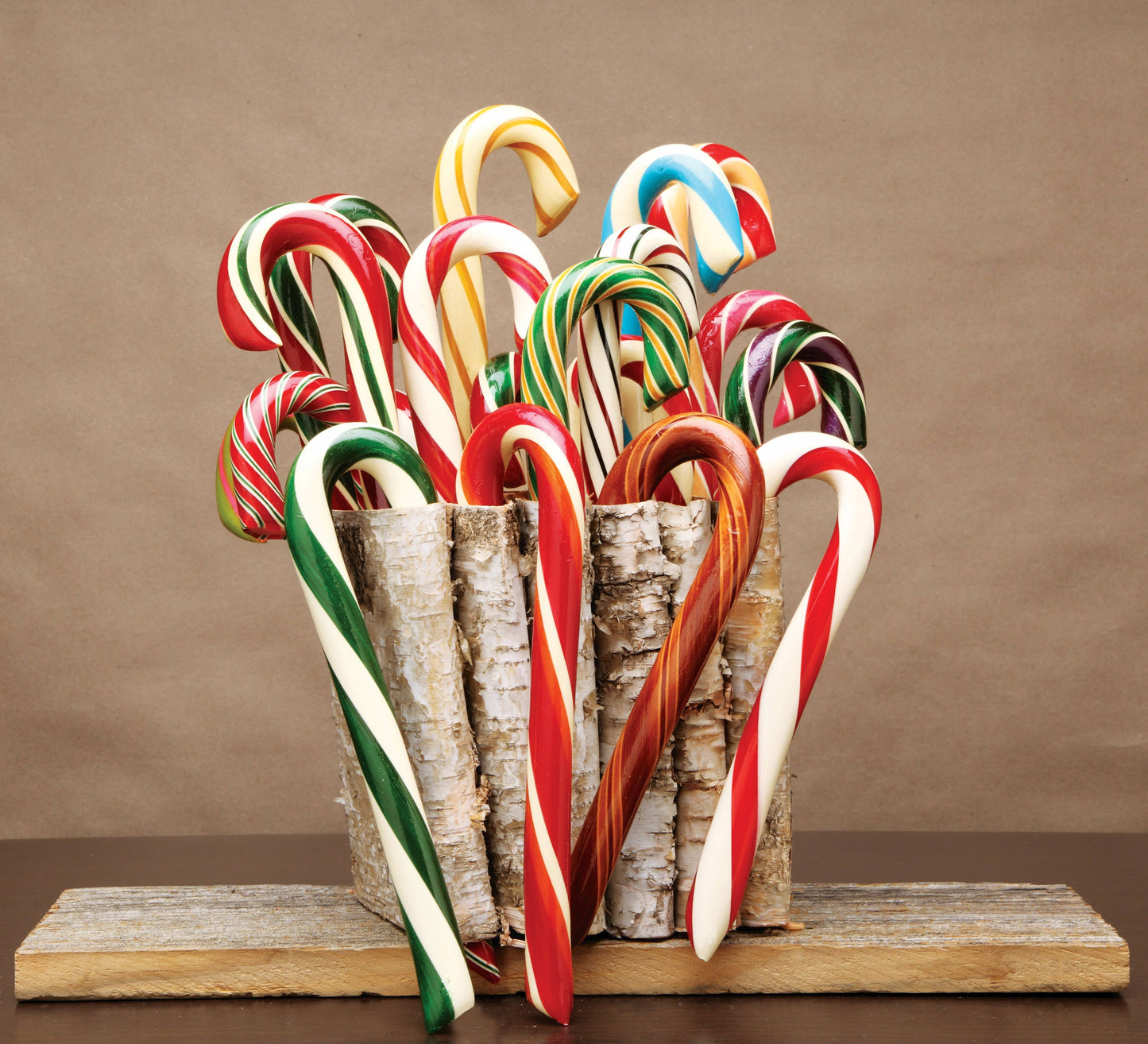 Hand-Spun Jumbo Candy Cane - Tye Dye / Cotton Candy - 1.75oz