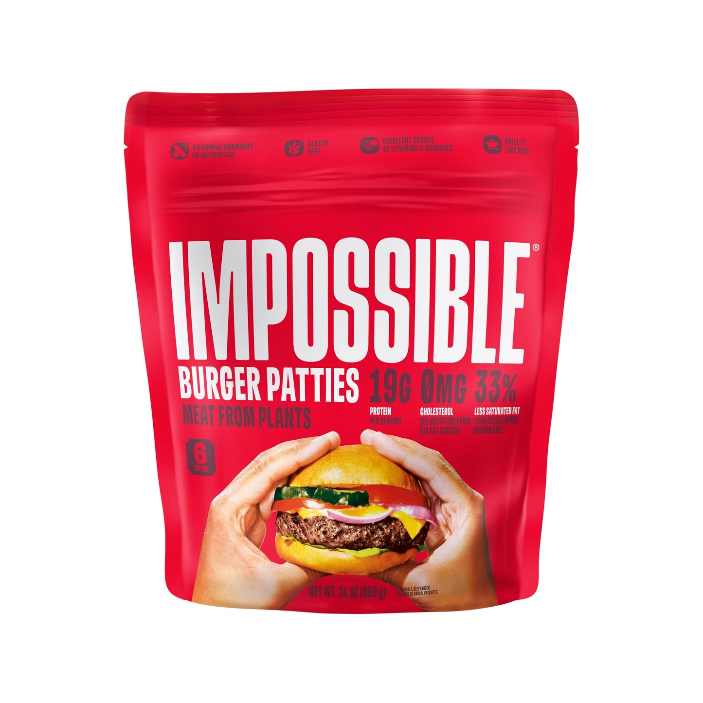 Impossible, Burger Patties, 24 Ounce