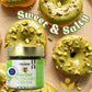 Pistachio Cream with Sea Salt, Sicilian Sweet & Salty Pistachio Spread, 7 oz (200g), Sweet Pistachio Butter, Product of Italy, L