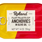 Roland Foods Flat Anchovy Fillets in Olive Oil, Wild Caught, 14 OZ Can, Pack of 2