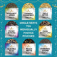 Brewix, Tea Advent Calendar 2024 | 24 Loose Leaf Teas - Luxury Gift Box | Selection Of 24 Delightful Black/Green Teas And Infusi