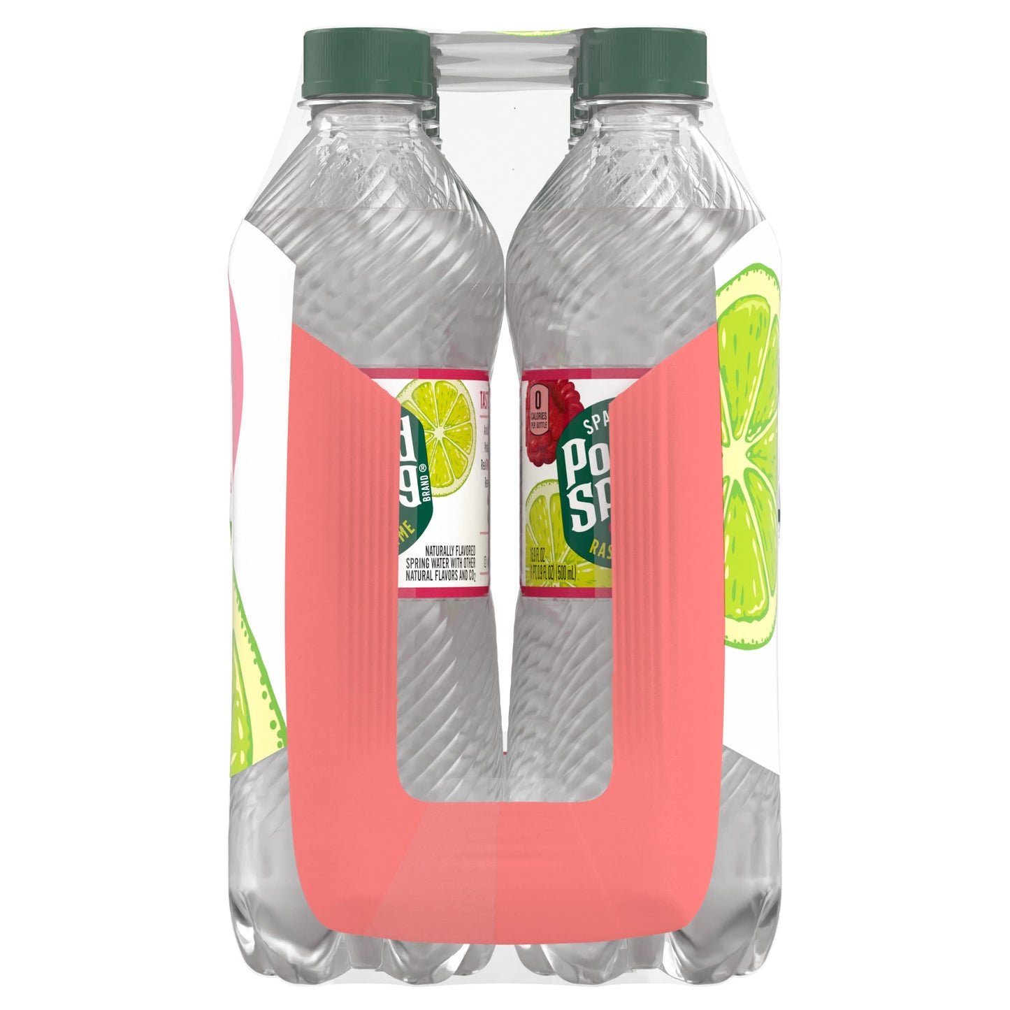 Poland Spring Sparkling Water, Raspberry Lime, 16.9 Fl Oz (Pack of 8)