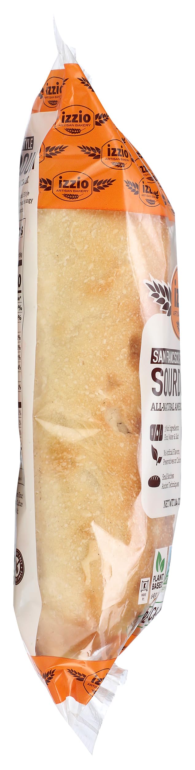 IZZIO ARTISAN BAKERY Take & Bake Sourdough Loaf, 14 Ounce (Frozen)