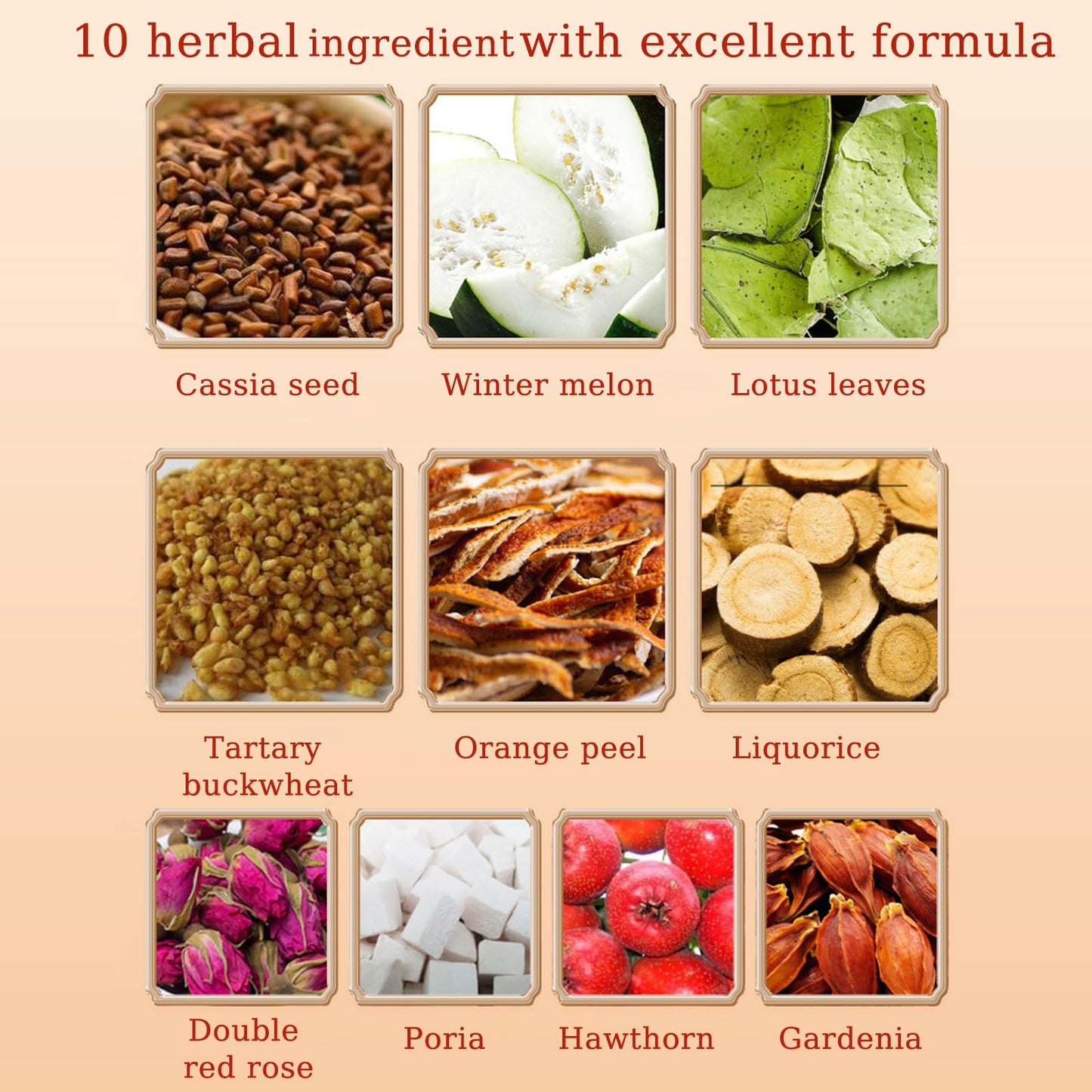 Oil-Reducing Tea - 10 Herbal With Excellent Formula, Oil Cleansing Tea For Liver, Oil-Reducing Tea Herbal Chinese Tea, 15 Tea Ba