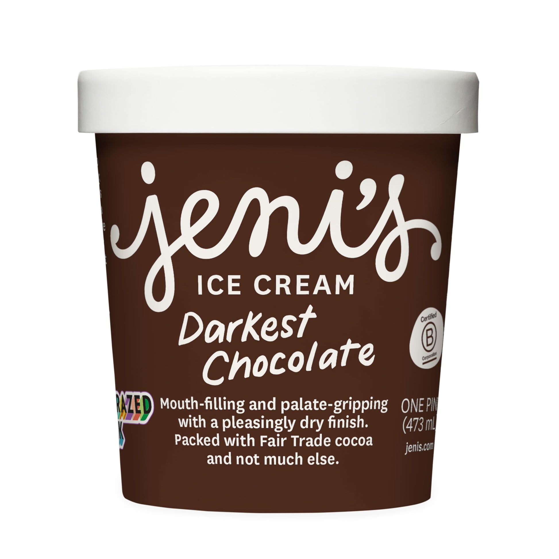 Jenis Splendid Ice Creams Darkest Chocolate Ice Cream, 16 oz (Frozen)
