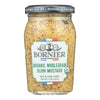 BORNIER Organic Wholegrain Mustard, 7.4 Oz (6 pack)