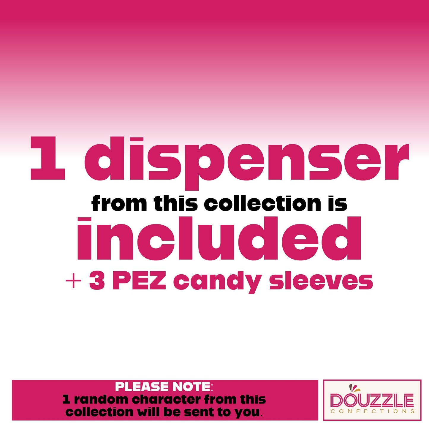 Douzzle Kosher Pez Candy & Emojis Dispenser + 3 Assorted Fruit Refills (Pack Of 1) Gluten Free, Kosher Parve, Usa Made