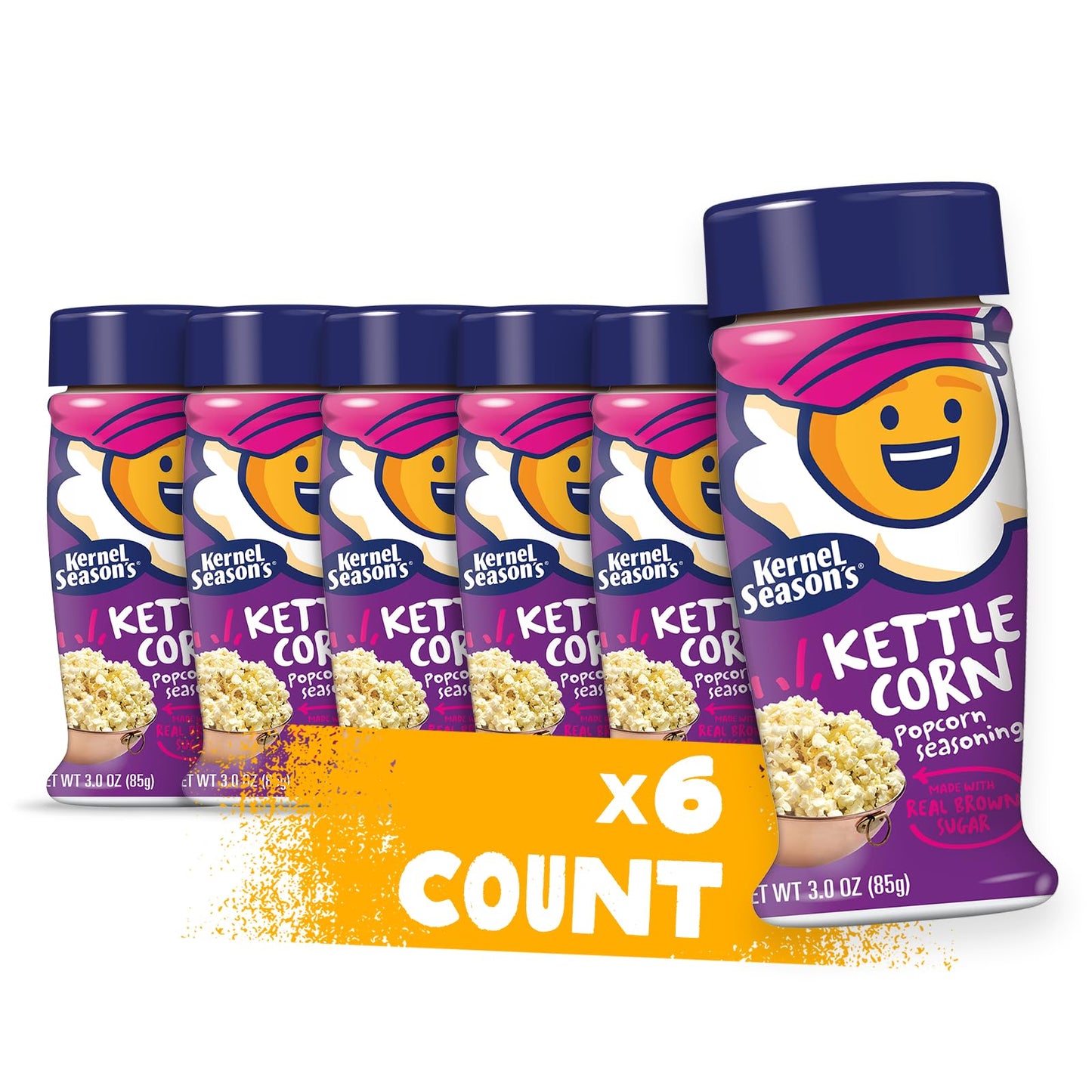 Kernel Season s Popcorn Seasoning, Kettle Corn, 3 Ounce (Pack of 6)