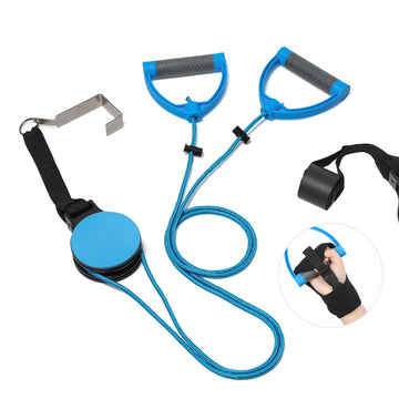 Fanwer Shoulder Pulley, Overhead Shoulder Pulley For Physical Therapy, Over The Door Exercise Pulley Device For Rotator Cuff Rec