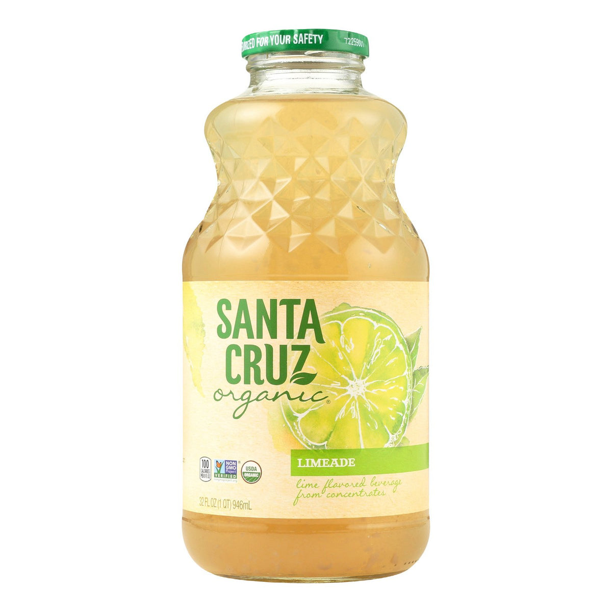 Santa Cruz Organic Limeade Juice, 32 Fluid Ounce - 12 per case