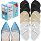 Zucnana Metatarsal Pads Ball Of Foot Cushions (6 Pairs), Non-Slip High Heel Cushion Inserts Women, One Size Fits All Shoe Insert