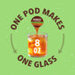 Java House Cold-Brewed Tea Concentrate Pods - Mango Black Lightly Sweet Tea - Pack of 48