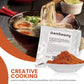 DanSoony Korean Hot and Spicy Ramen Noodle Soup Powder - 10.05 oz with 30-50 Ingredients for Rich Flavors