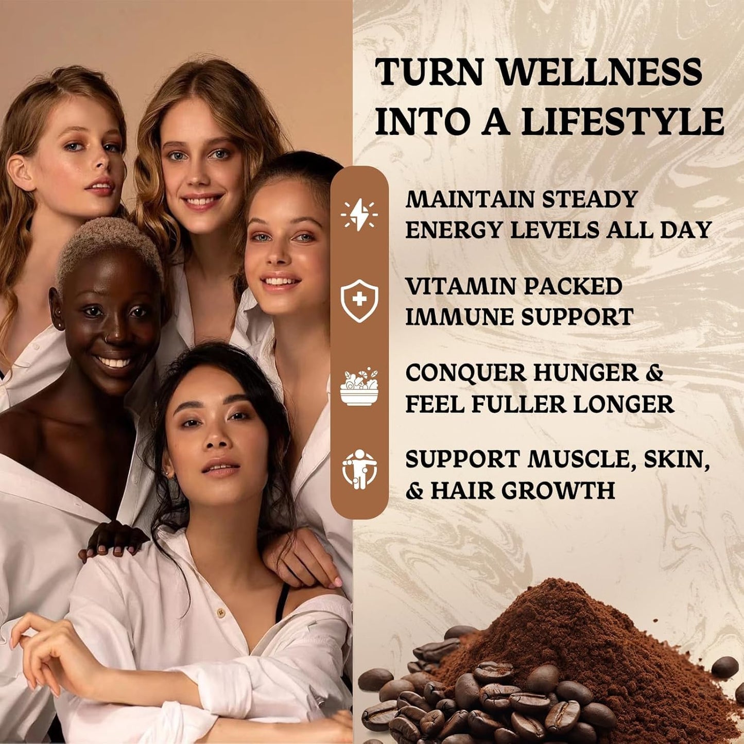 Caramel Protein Coffee Powder - enhanced Whey Protein & Instant 100% Arabica Coffee  Low Carb  No Added Sugar  No Artificial Sweeteners or Flavors  300g (1pc)