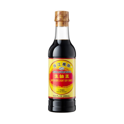 Soy Sauce Pearl River Bridge Superior Light ,16.9-Ounce Plastic Bottles