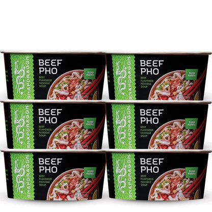 Snapdragon Pho Soup Bowl, Beef Pho, 2.1 oz (Pack of 6)