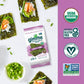 Gimme Seaweed Organic Roasted Seaweed Sheets - Teriyaki - 10G Sharing Pack (Single) - Keto, Vegan, Gluten Free -Great Source Of
