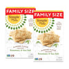Simple Mills Almond Flour Crackers, Family Size, Rosemary & Sea Salt - Gluten Free, Vegan, Healthy Snacks, 7 Ounce (Pack of 2)
