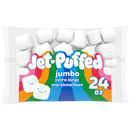 Jet-Puffed Jumbo Extra Large Marshmallows (1.5 lb Marshmallow Bag)