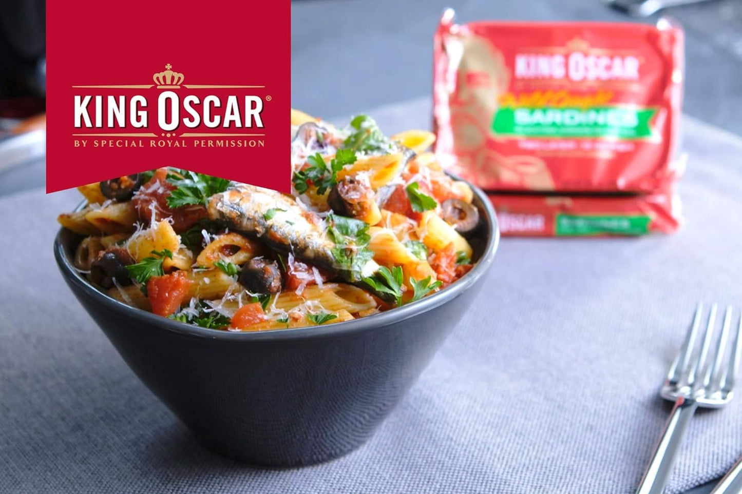 King Oscar Sardines in Extra Virgin Olive Oil, 3.75 oz Cans, Pack of 12, Model 3480060002