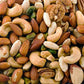 Dry Roasted Deluxe Mixed Nuts With Himalayan Salt (1 Lb.) - A Super Tasty Mix Of Almonds, Brazil Nuts, Cashews, Pecans & Pistachios - Farm Fresh Nuts Brand