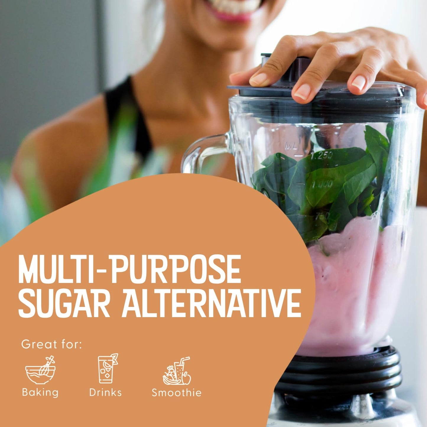 Organic Pure Monk Fruit Sweetener, No Erythritol 4oz, 100% Monk Fruit Extract Organic Powder for Keto and Paleo Diet, No Afterta