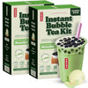 Pocas Bubble Tea Kit, Honeydew 2-Pack - Instant Milk Tea Powder with Authentic Tapioca Pearls for Instant Bubble Tea, 10 Kits