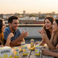ROCKAWAY Lemon Lemongrass Soda Drinks - Low calorie drinks made from Real Fruit Juice  All Natural - Soda Pop Drinks Gluten Free  Vegan  GMO Free - 12oz (12 Pack)