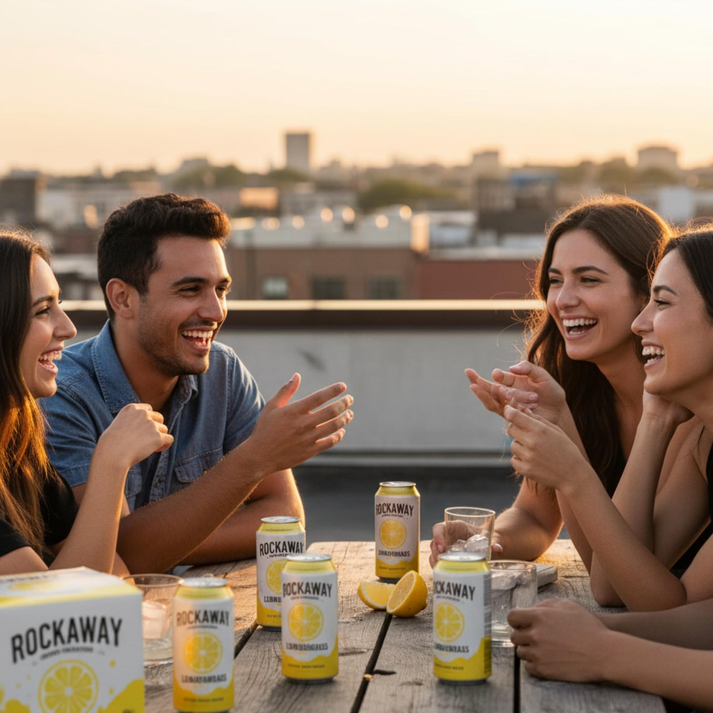 ROCKAWAY Lemon Lemongrass Soda Drinks - Low calorie drinks made from Real Fruit Juice  All Natural - Soda Pop Drinks Gluten Free  Vegan  GMO Free - 12oz (12 Pack)