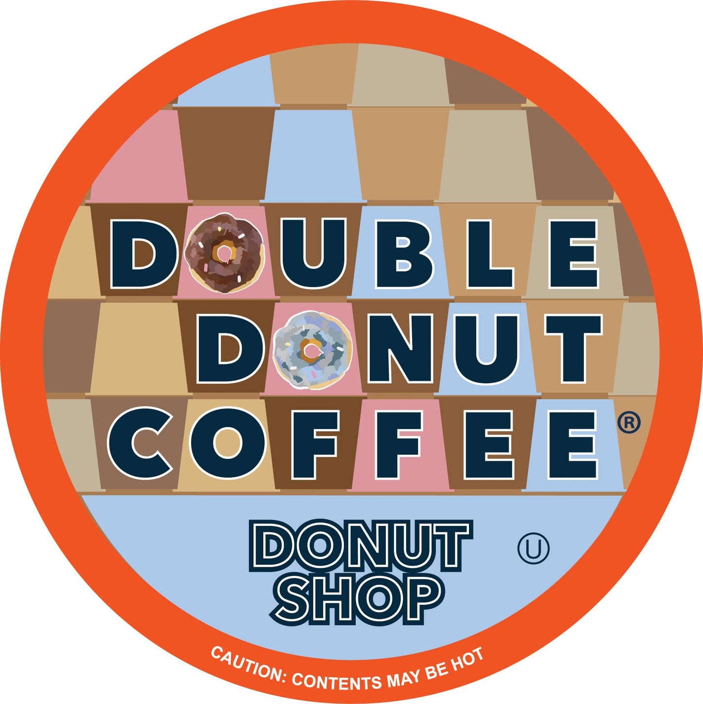 Double Donut Coffee Pods, Medium Roast Blend, 80 Count Value Pack, Compatible with Keurig K Cup Brewer