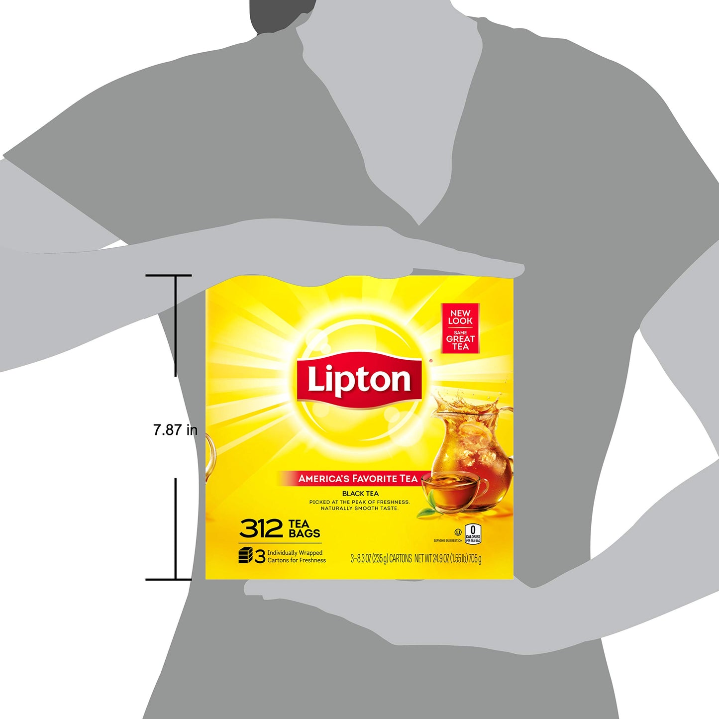 Lipton Black Tea - 312 Count - Yellow - Model 68364856