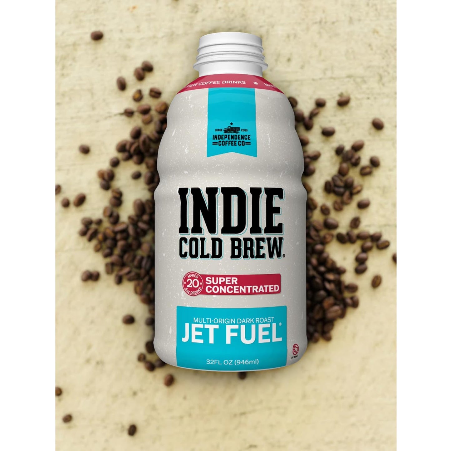Independence Coffee Co. Cold Brew Coffee Concentrate, Dark Roast, 32 Fl Oz