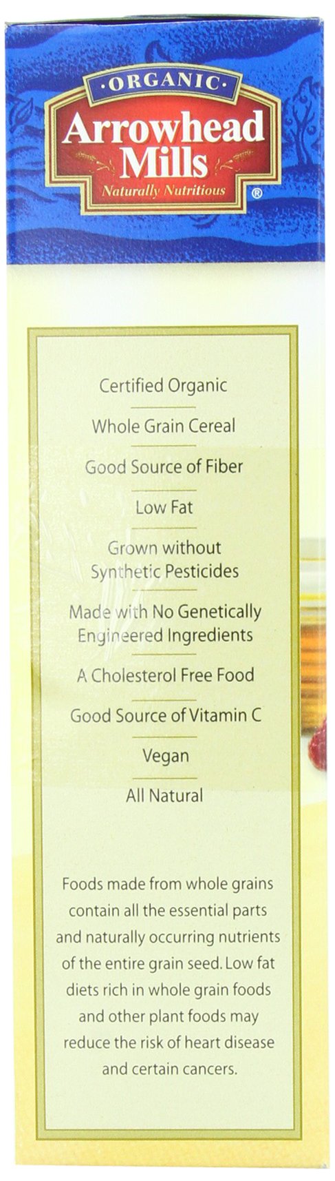 Arrowhead Mills Organic Cereal, Oat Bran Flakes, 12 Oz. (Pack Of 4)