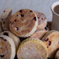 The Welsh Baker Welsh Cakes Variety Box - 2 Flavors (Currant & Cranberry Orange) - 8 Total Cakes - 4 Ounce Packs (Pack of 2)