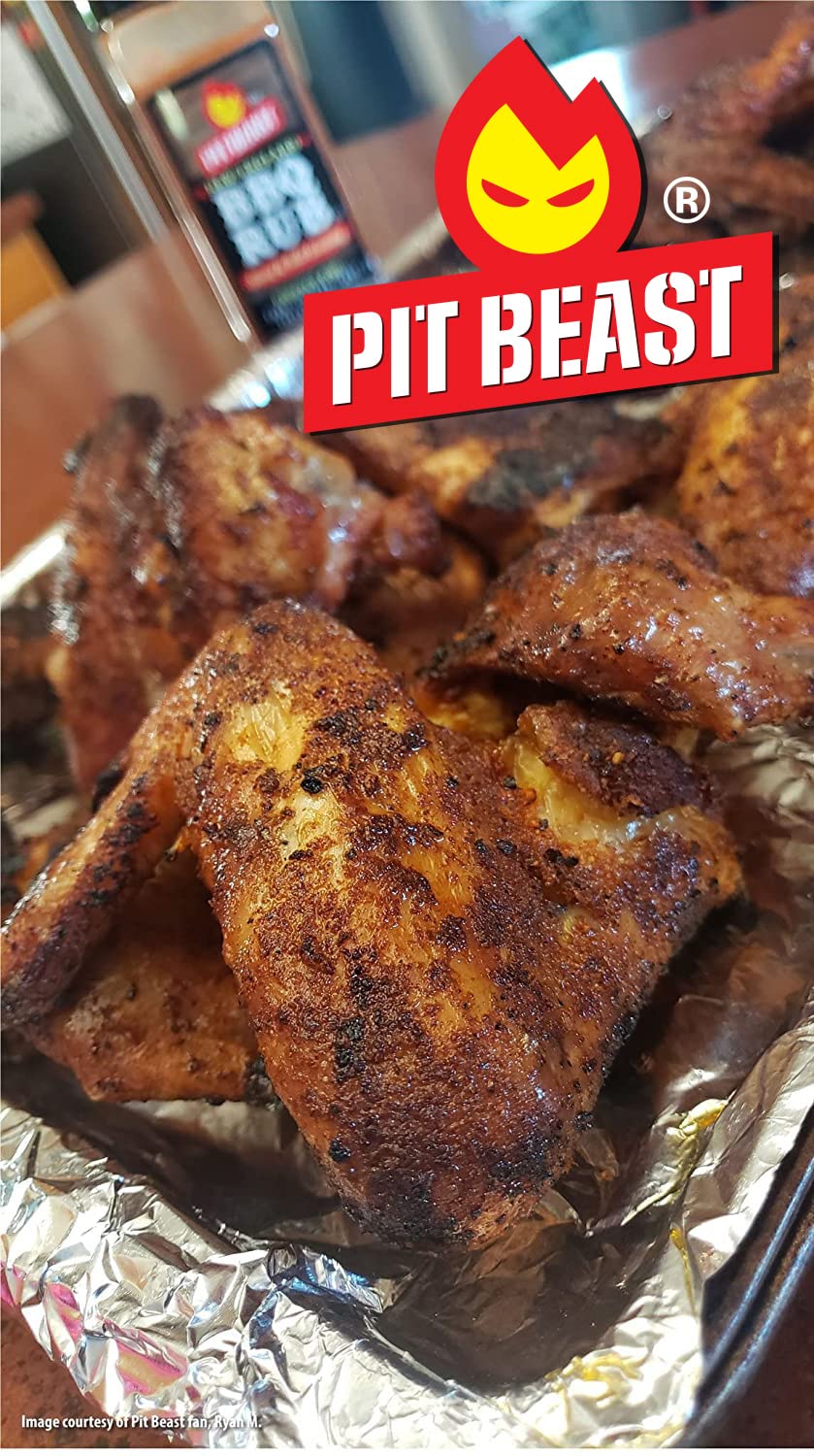 Pit Beast New England BBQ Rub | Keto, Sugar-Free, 0 Carbs, NO MSG, Gluten Free | Savory and Bold Barbecue and Grill Seasoning fo