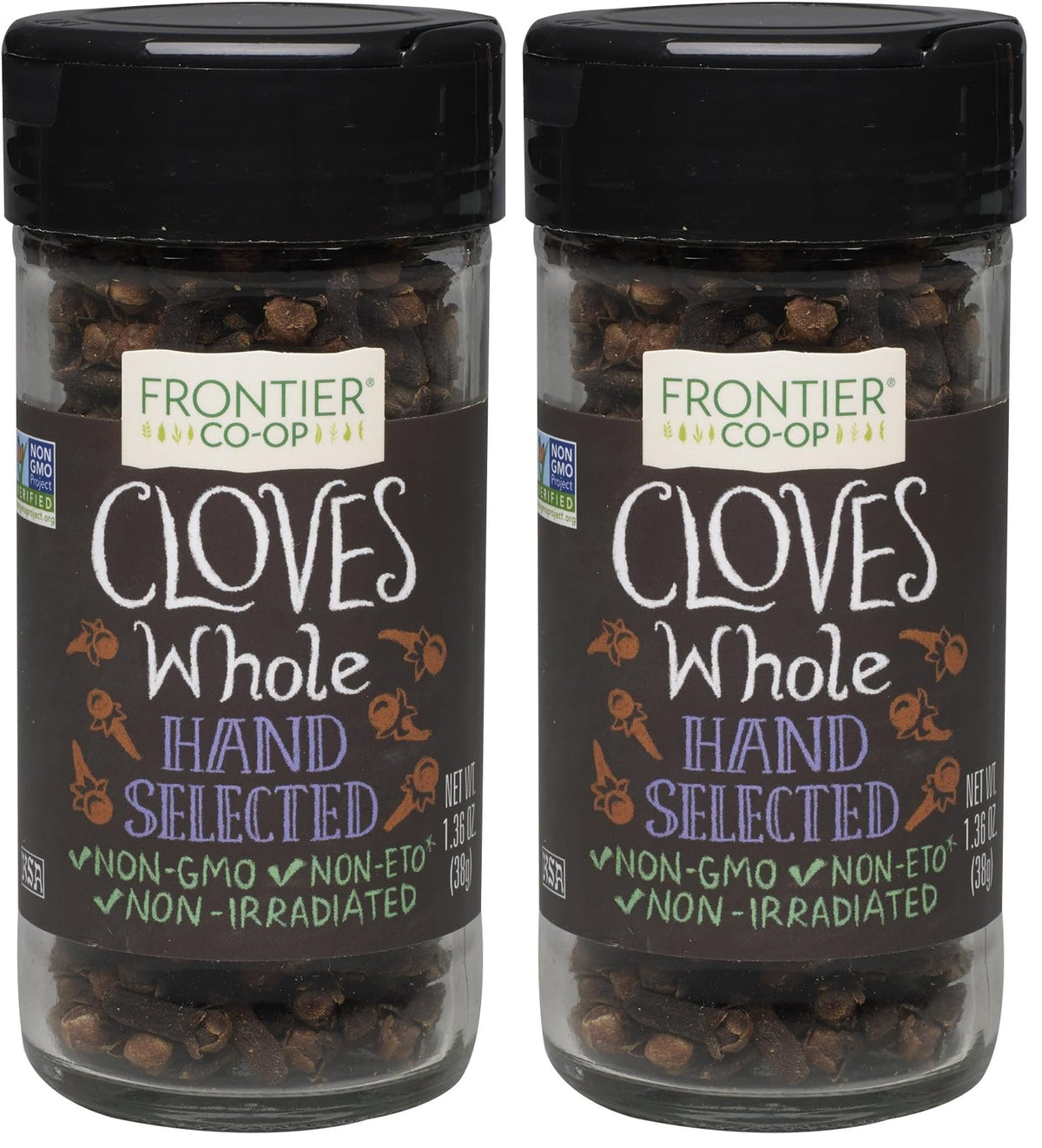 Frontier Natural Products Cloves, Whole, Select, 1.36 Ounce (Pack of 2)