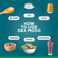 Herbal Vineyards Wildcrafted Irish Gold Sea Moss Gel - Made With Dried Seaweed & Fresh Sea Vegetables, Seamoss - Made In Usa