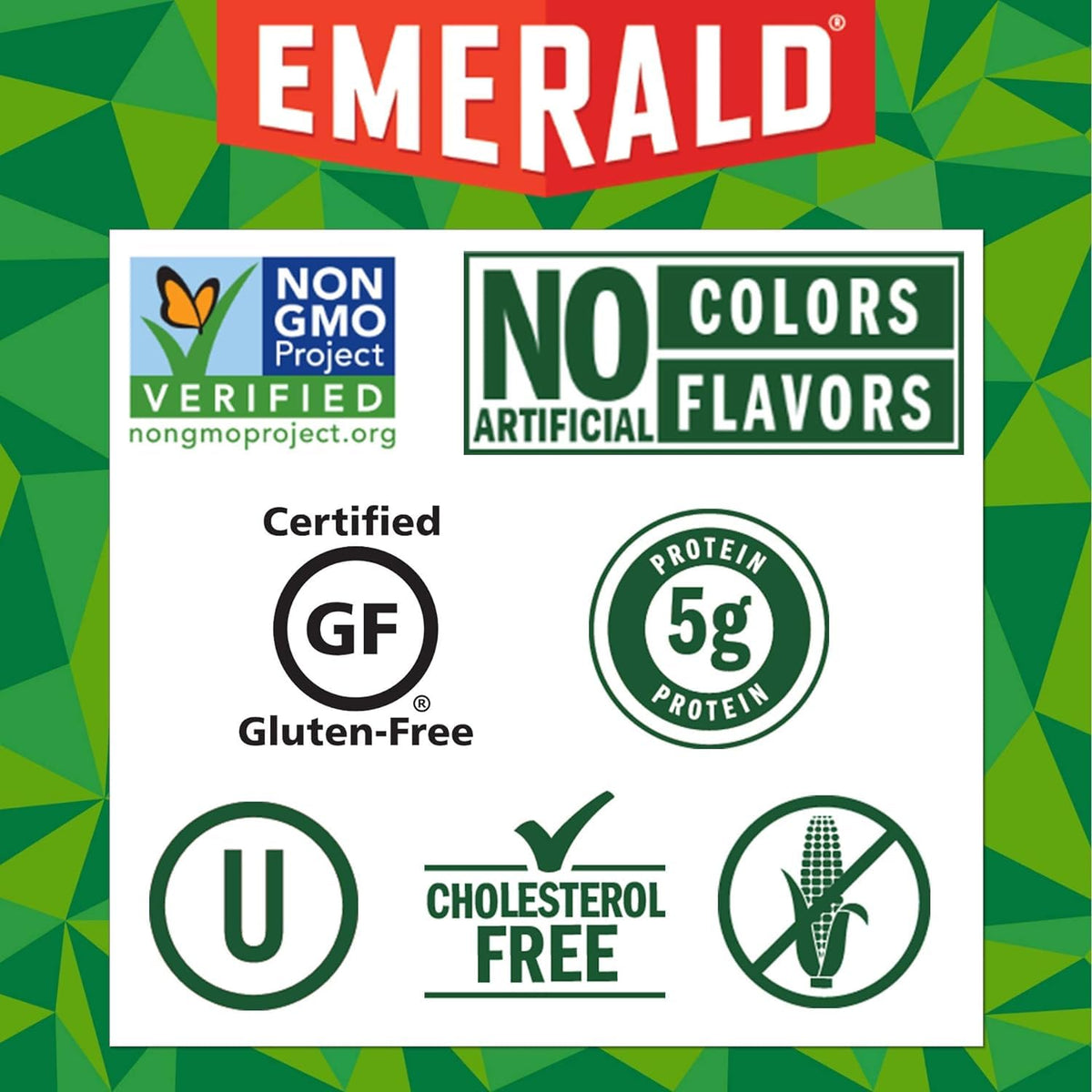 Emerald Nuts, Dill Pickle Seasoned Cashews, 5 Oz, Resealable Bag (Pack Of 2)