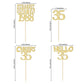 Gyufise 24Pcs Happy 35th Cupcake Toppers Glitter Thirty-five Straight Outta 1988 Cupcake Picks Cheers to 35 Years Birthday Cake