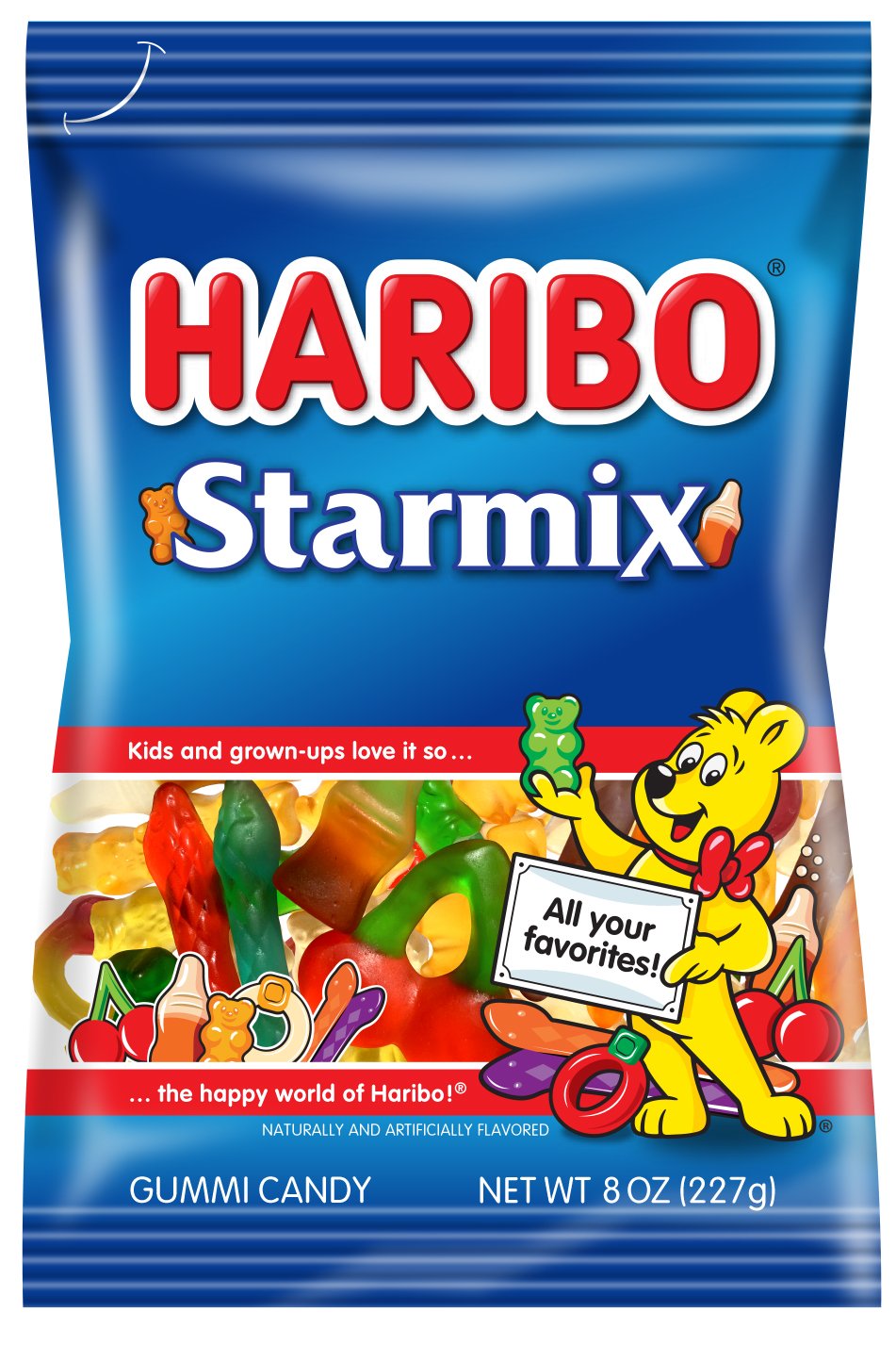 HARIBO Gummi Candy, Starmix, 8 oz. Bag